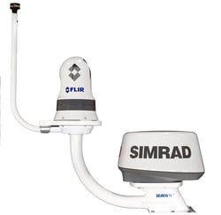 Picture of Seaview PMADM4M1 19" Modular Dual Mount for Closed Dome Radars with FLIR, Searchlight & Satellite Top Plate