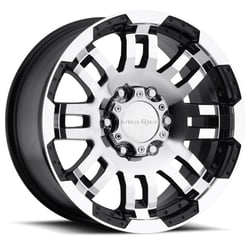 Picture of Vision Wheel 375VT6683GBMF0 Warrior Series 16x6 Inch Gloss Black Machined Face Wheel