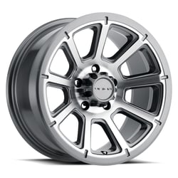 Picture of Vision Wheel 353VTH4565GMMF0 Turbine 353 Trailer Wheel 14x5.5 Inch 5x4.5 Gunmetal Machined Face
