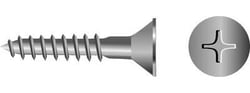 Picture of Seachoice SC3513 Stainless Steel Phillips Flat Head Wood Screws #14 x 2 Inch