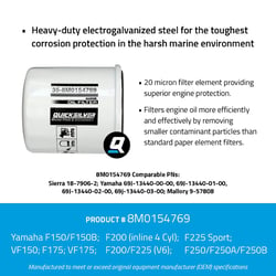 Picture of Quicksilver 8M0154769 20 Micron Oil Filter for Marine Engines