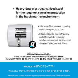 Picture of Quicksilver 8M0154774 20-Micron Marine Oil Filter