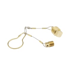 Picture of Quicksilver 862827 Tether and Drain Plug Assembly for MerCruiser Stern Drives
