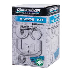 Picture of Quicksilver 888757Q02 Magnesium Anode Kit for MerCruiser Bravo One Drives