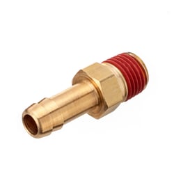 Picture of Quicksilver 89771Q2 Threaded Hose Barb Brass Fuel Fitting 1/4 NPT 5/16 Inch
