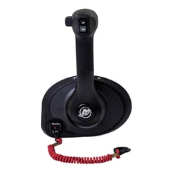 Picture of Quicksilver 8M0011213 4000 Series Single Engine Panel Mount Remote Control with Power Trim
