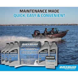 Picture of Quicksilver 8M0107511 10W-30 4-Stroke Oil Change Kit for Mercury 75-115hp 2.1L EFI Outboards