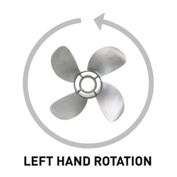 Quicksilver 8M0123400 Bravo Three 4-Blade Stainless Steel Front Propeller 16" x 19" Left Hand Rotation — image 7