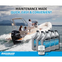 Picture of Quicksilver 8M0169542 25W-40 Oil Change Kit for 150-200hp Mercury L4 Verado 4-Stroke Outboards