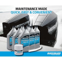 Picture of Quicksilver 8M0169548 10W-30 Oil Change Kit for Mercury V6 & V8 4-Stroke Outboards 175-300hp