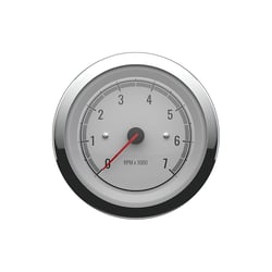 Picture of Quicksilver 8M6020074 Tachometer 7000 RPM White Chrome Bezel