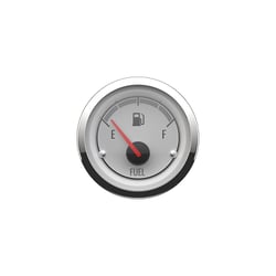Picture of Quicksilver 8M6020077 Fuel Level Gauge White/Chrome