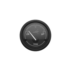 Picture of Quicksilver 8M6020102 Power Trim Gauge Black Matte Analog Marine Instrument