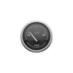 Picture of Quicksilver 8M6020114 Power Trim Gauge Black Face Brushed Stainless Bezel