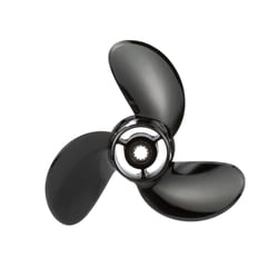 Picture of Quicksilver QA2106R Black Diamond 3-Blade Aluminum Propeller 10.4" x 13" RH