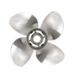 Picture of Quicksilver 8M0055559 Q4 4-Blade Stainless Steel Propeller 14x13 RH