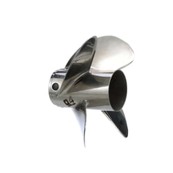 Picture of Quicksilver 8M0103527 Q4 4-Blade Stainless Steel Propeller 14.6" x 17" Left Hand