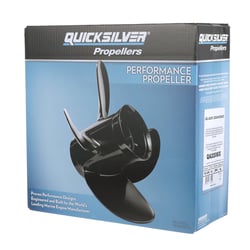 Picture of Quicksilver QA2208X Black Diamond 3-Blade Aluminum Propeller 13.75x15 RH