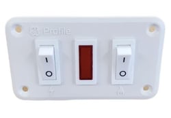 Picture of GE Appliances PMCSRS Dual Fuel Toggle Control for RV Water Heater White