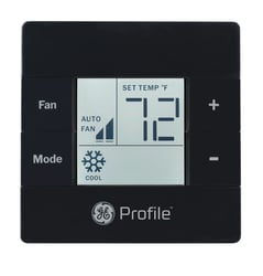 Picture of GE Appliances RGRWT2B Smart Thermostat for R32 RVAC Heat Pump - Black