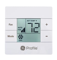 Picture of GE Appliances RGRWT2W Single Zone Smart RV Air Conditioner Thermostat - White