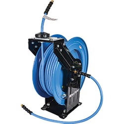 Picture of BluBird BBRDA38100 Dual Arm Air Hose Reel 3/8" x 100' Heavy Duty Steel