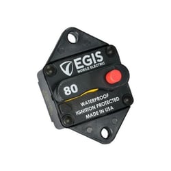 Picture of Egis Mobile Electric 4706-080 285 Series Panel Mount Circuit Breaker 80A 48V DC