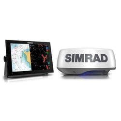 Picture of Simrad 000-15378-001 NSX 3012 12" Chartplotter Fishfinder with HALO20+ Radar & Active Imaging