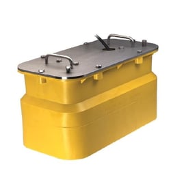Picture of Airmar R111C-LH Broadband CHIRP In-Hull Transducer with Tank 38-210 kHz