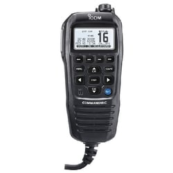 Picture of Icom HM195GB 61 EXP CommandMic IV Remote Control Microphone with White Backlit LCD - Black
