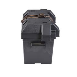 Arcon 13228 Battery Box for Group GC-2 6V Golf Cart Batteries with Strap - Black — image 2