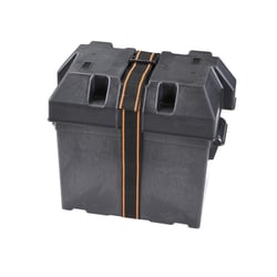 Picture of Arcon 13228 Battery Box for Group GC-2 6V Golf Cart Batteries with Strap - Black