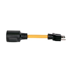 Picture of Arcon 14245 RV Power Adapter Pigtail 30A Female to 15A Male 9 Inch