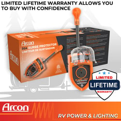 Arcon 19758 30 Amp 120V RV Surge Protector with LED Indicators — image 6