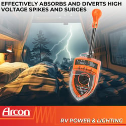 Arcon 19758 30 Amp 120V RV Surge Protector with LED Indicators — image 8