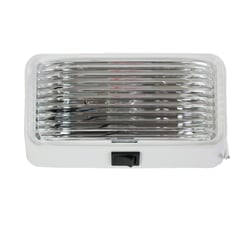 Picture of Arcon 20673 LED Porch Light with Switch White Base Clear Lens 12V