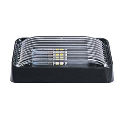 Picture of Arcon 20676 LED Rectangular Porch Utility Light Black Clear Lens