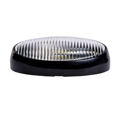 Picture of Arcon 20680 LED Oval Porch Light Black Base Clear Lens 12V