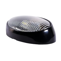Arcon 20680 LED Oval Porch Light Black Base Clear Lens 12V — image 2