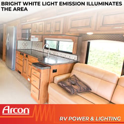 Arcon 20725N LED Interior Ceiling Light with White Lens — image 8