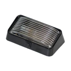 Picture of Arcon 51308 RV Porch Light with Switch Black Clear Lens 12V