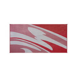 Faulkner 46361 Mirage Reversible RV Patio Mat 8x16 Burgundy — image 3