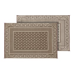 Picture of Faulkner 48695 Vineyard Outdoor Patio Mat 6x9 Beige Reversible