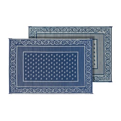 Picture of Faulkner 48701 Vineyard Reversible RV Patio Mat 9x12 Blue