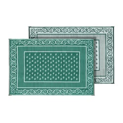 Picture of Faulkner Vineyard Patio Mat Reversible Green Mats