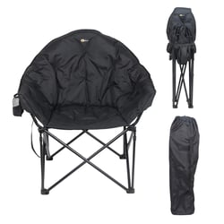 Faulkner 49570H Big Dog Bucket Chair Black 300lb Capacity — image 2