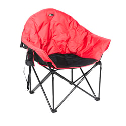 Picture of Faulkner 49579H Big Dog Bucket Chair Burgundy/Black