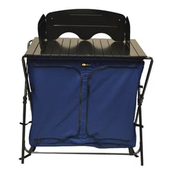 Faulkner 49583 Camp Cuisine Folding Table with Cupboard Storage — image 3