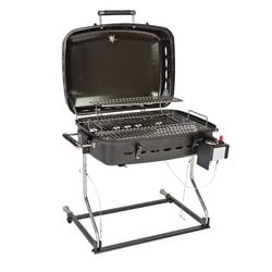 Picture of Faulkner 51307 Portable Gas BBQ Grill with Thermometer and Piezo Ignition