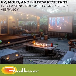 Faulkner 53024 Patio Mat with LED Lights and Solar Panel — image 7